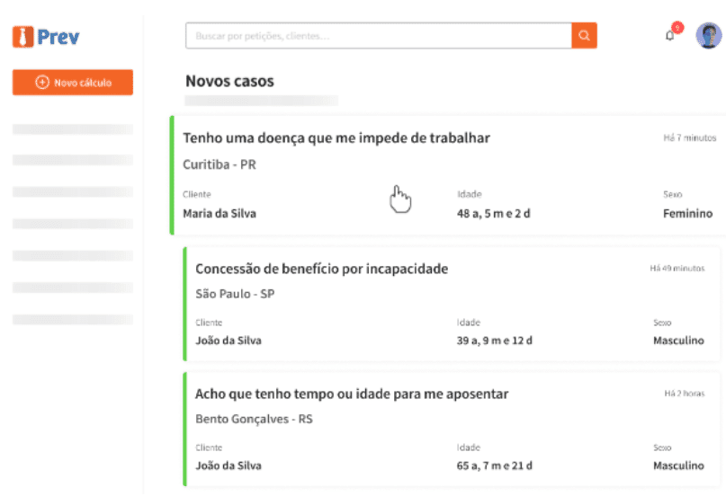 solução do caso previdenciário