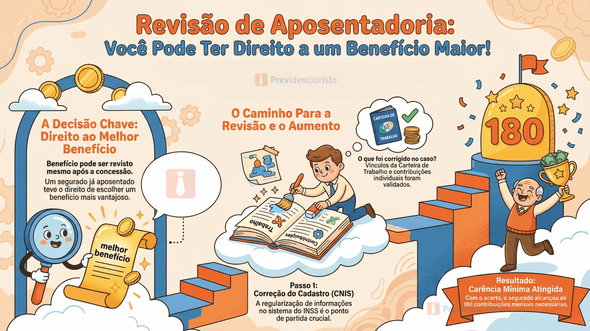 infografico explica ganho de aposentadoria