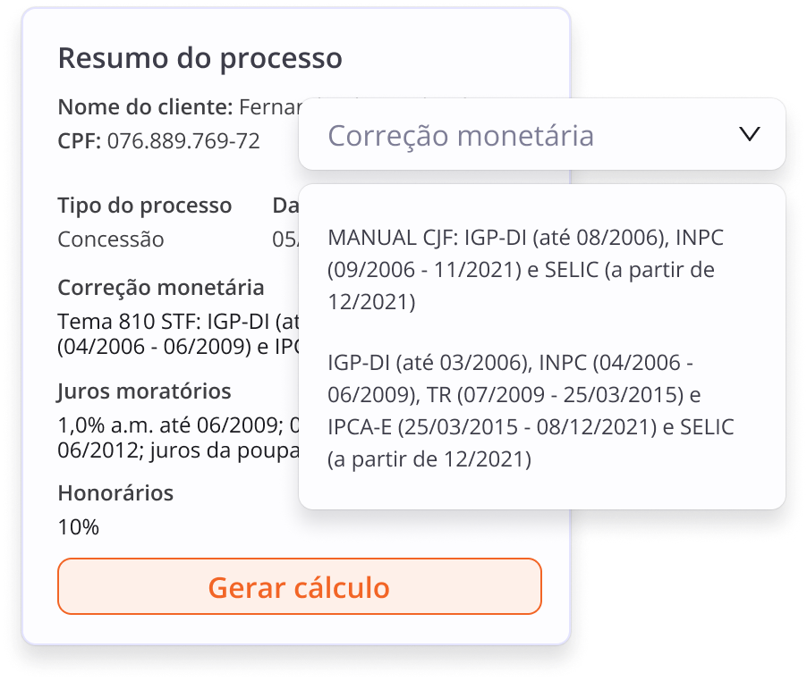 Demonstração de índices sempre atualizados